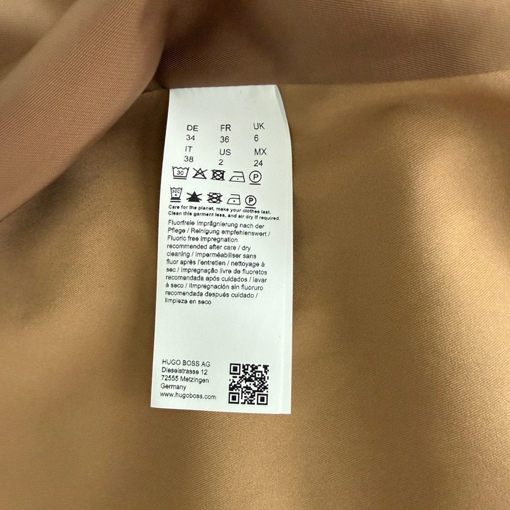 Boss Women’s Cropped Trench EU36/ US4 - Picture 8 of 13